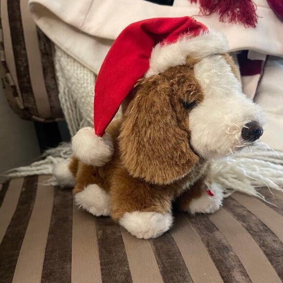 Vintage 90’s Christmas singing (barking) stuffed toy - Picture 1 of 6